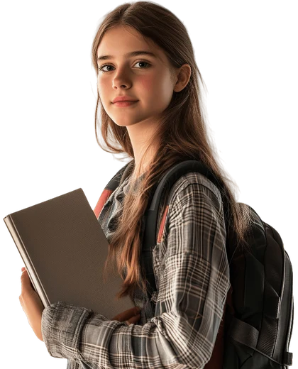 High school student preparing for a tutoring lesson with Erudite Tuition.